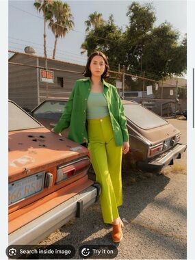 BIG bud press western pants green size XS